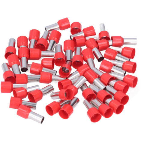 50 pièces de bornes à sertir à viroles isolées, style européen, connecteurs de câble 2 AWG E35-16 (1/5)