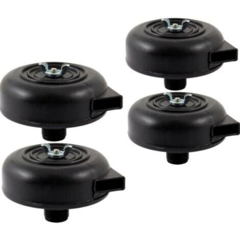 4pcs-Silencieux d'Admission d'Air de Remplacement, Silencieux de Filtre à Air Masculin de Compresseur d'Air de 3 / 8inch PT pour le Compresseur d'Air (1/5)