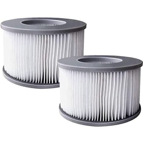 Lot de 2 cartouches filtrantes pour jacuzzi pour piscines gonflables MSpa, pour tous les bains à remous actuels, cartouches gonflables pour piscines thermales FD2089 (1/5)