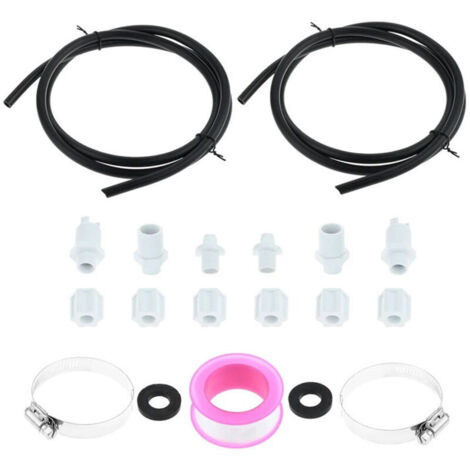 Deux ensembles Pour Hayward Clx220ga Cl220 hors Ligne chimique Feeder Connexion Lot avec selle Clamp (1/4)