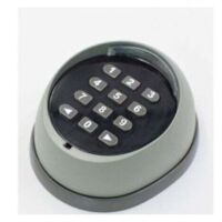 Clavier électronique en métal pour ouvre-porte – Clavier à code roulant 433 MHz – Étanche IP54 – Autonomie 1 an avec pile CR2032