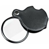 Mini loupe de poche6x loupe de bijoux portable pliable avec protection en métal