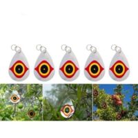 5-pack of creepy bird of prey eyes, hanging bird deterrents keep birds away from your barns, garden windows and warehouses