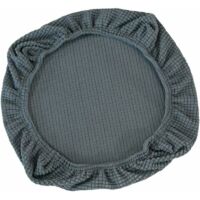 Housse extensible Housse de siège pour chaise de bureau Chaise de bureau pivotante Chaise pivotante, gris
