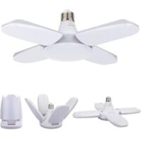 Éclairage de garage à LED, lumière de garage transformable 60W E27 6500K 4800lm