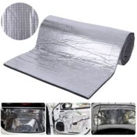 Tapis d’Isolation Acoustique pour Voitures 50x100cm, 10MM Mousse insonorisante insonorisation phonique, étanche Isolation Acoustique de Bruit et insonorisation