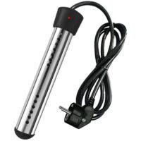Chauffeeau électrique 3000W pour piscines et seauxAcier inoxydableChauffe rapideProtection contre la rouille
