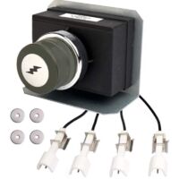 Kit d'allumage 7629 pour Weber Genesis I 330 avec boutons de brûleurs avant (2011-2016), Kit d'élément piézoélectrique d'allumage, Kit d'électrodes d'allumage Ne convient pas à Genesis II Serie