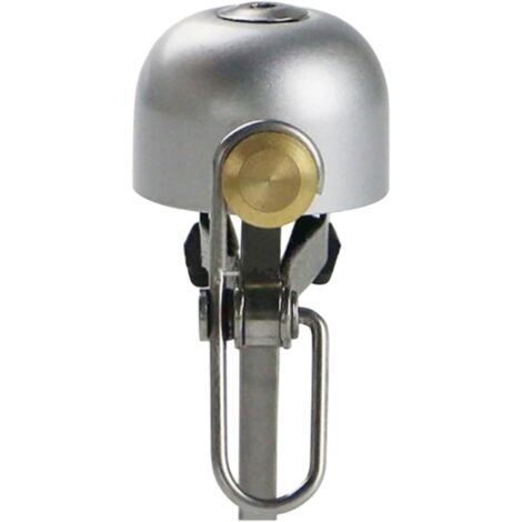 Sonnette vélo vintage métal guidon 22–36 mm, rétro adulte entièrement métallique (1/5)