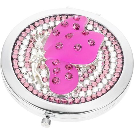 Miroir Portable Double-Sided, Compact, Élégant, Voyages Sorties, Accessoire Chic (1/5)