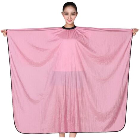 Cape De Coiffeur Étanche Rose Tablier De Coupe Pour Salon Et Barber Shop Vêtements (1/5)