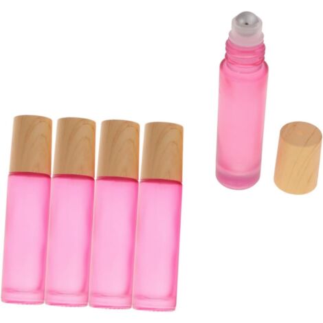 Lot De 10 Fons Rollers En Verre De 10 Ml En Acier Inoxydable Anti-fuite Format Voyage (1/5)