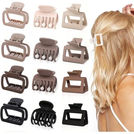 Hair Claw Clip avec Couleur Différent à Cheveux à Double Dents (1/5)