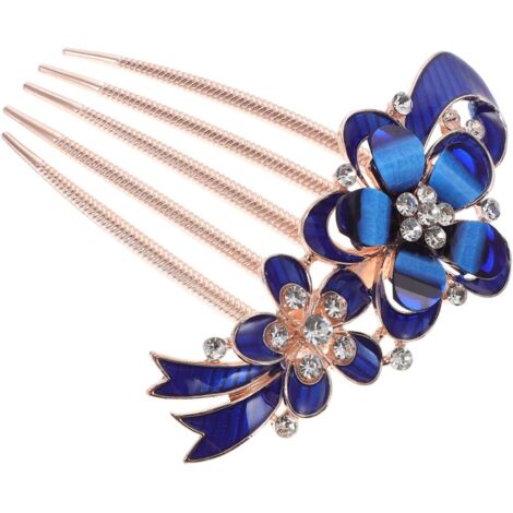 Peigne De Cheveux Pour Mariage Bijou De Tête Floral Accessoire Pour Cheveux De Mariée