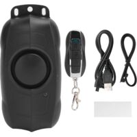 Alarme vélo 150 dB, télécommande, capteur vibration/mouvement sans fil, étanche, vélo/moto/scooter/remorque.