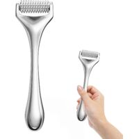 Rouleau micro-aiguilles métal visage/corps, efficace rides pores vergetures perte cheveux hyperpigmentation