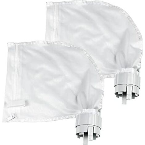 Ouylaf – Lot de 2 sacs filtrants pour nettoyeur de piscine – Maille nylon durable – Compatible Polaris 360 et 380 – Fermeture zippée - Polaris360