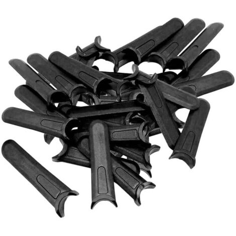 Lame en plastique pour tondeuse à gazon - Compatible Flymo Micro Lite, Hovervac, Mow N Vac - Lot de 50 pièces - OUYLAF