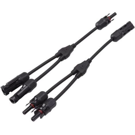 Ackerman – Connecteur solaire en Y 2 PCS – Adaptateur parallèle 1000V DC – Étanchéité IP67 – Résistant aux UV et à la chaleur (1/5)