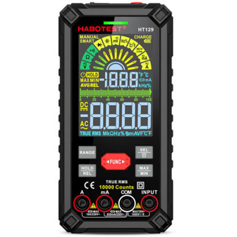 Thermohygromètre numérique intérieur extérieur à 3 canaux avec capteur à distance 328ft/ 100m Thermomètre rétroéclairé Humidimètre Niveau confortable Température Humidité Moniteur avec 3 émetteurs po, (1/4)