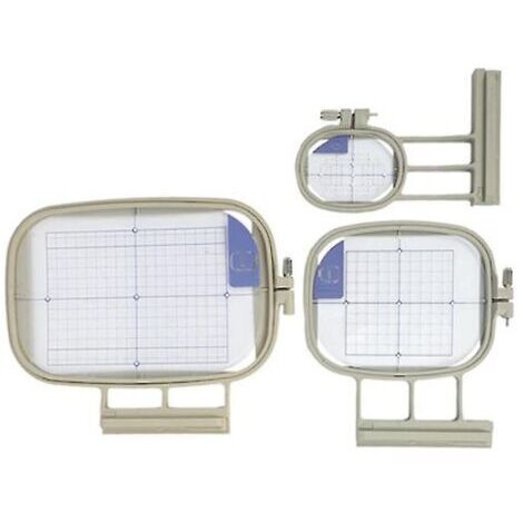 Lot de 3 cerceaux pour machine à broder Brother Duetta 4500d 4750d 6000d 6700d Innov-is 2500d 1500d 4000d (1/3)