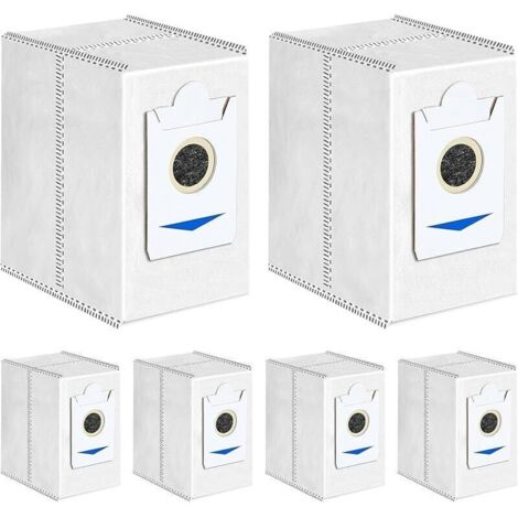 6 Sacs pour Ecovacs DEEBOT T30 Pro Omni, T30 Omni Robot Aspirateur Accessoires, 3,4L Grande Capacité Sacs à Poussière Pièces de R (1/5)