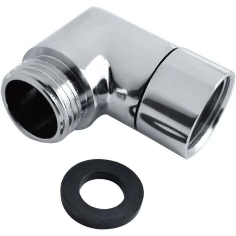 Pommeau Douche Adaptateur 90°,1 Pièces Cuivre Douchette Connecteur, G1/2 Pommes de Douche et Douches à Main Adaptateur, Utilisé pour Connecter Pommes de Douchette (1/5)