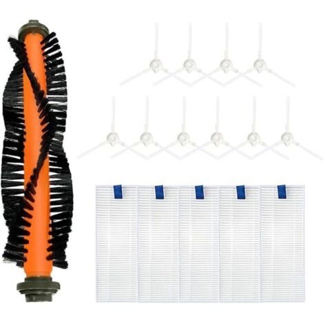 Kit de 16 brosses latérales principales pour aspirateur robot Explorer Série 20 RG687 RR682 RR687 RR688, 1 brosse rouleau pr (1/5)