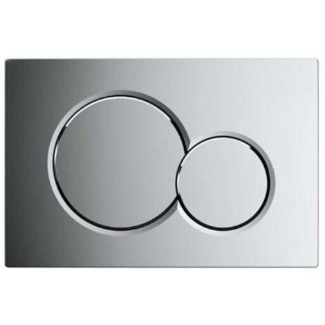 Convient pour la plaque de déclenchement Geberit Sigma01 - SIGMA01, chrome poli (115.770.21.5) (1/4)