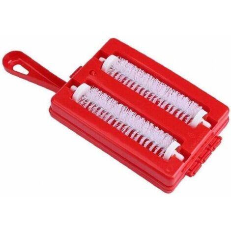 1pc Sweeper Tapis Handheld Double Brosse Crumb Dirt Nettoyant Pinceau Collecteur pour Débris Sofa Pet Brosse à Couleur Aléatoire-Fei Yu (1/4)