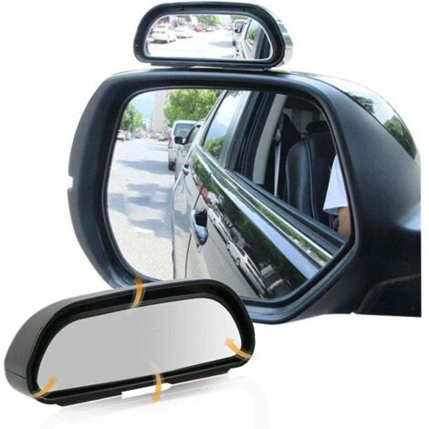 Lot de 2 rétroviseurs d'angle mort, rétroviseur latéral grand angle 360° pour moto (1/3)