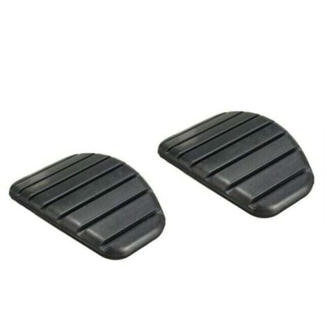 2pc Couvre-pédale d'embrayage pour voiture, Couvre-pédale de frein en caoutchouc antidérapant pour Megane Laguna Clio Kango Scenic (1/3)