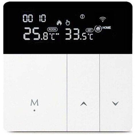Thermostat programmable 3A Smart Link pour chaudières et installations sanitaires, commande tactile, contrôleur numérique, blanc (Wi-Fi non inclus) XXW (1/4)