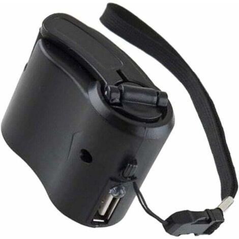 USB Portable Manivelle Chargeur de téléphone d'urgence MP4 Chargeur téléphone d'urgence Chargeur de Mobile Téléphone Manuel extérieur Alimentation-Fei Yu