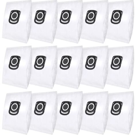 Lot de 15 sacs d&39aspirateur pour Rowenta Hygiene+ ZR200520 ZR200720 Swirl R39 Sacs à poussière pour Rowenta Compact Power, X- (1/5)