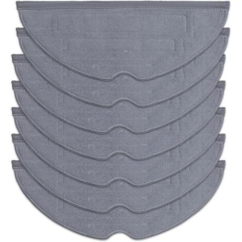 (7 pièces) Chiffon de vadrouille double sonique compatible avec aspirateur robot Roborock S8 Pro Ultra, tampons de vadrouille doub (1/5)