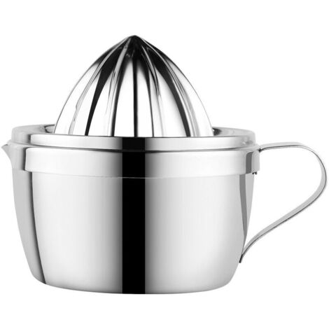 Presse-agrumes manuel, presse-agrumes en acier inoxydable pour oranges citronnées et pamplemousses, passe au lave-vaisselle (1/5)