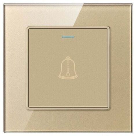 Bouton Sonnette Exterieur, Bouton de sonnette(or) (1/4)