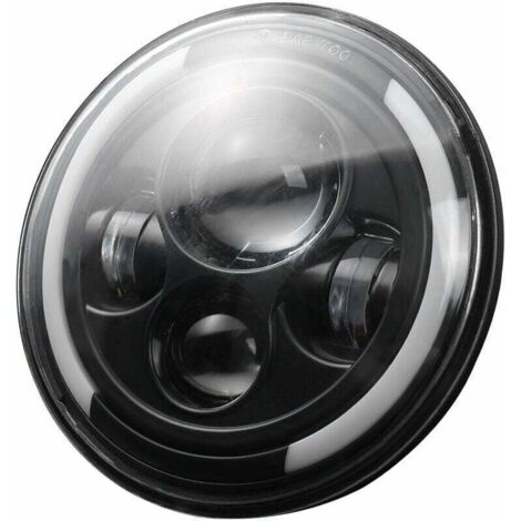Phare Led 7 150W Lampe Frontale Led Ronde H4 H13 Phare 6500K Feu De Croisement Etanche, 150W (1/4)