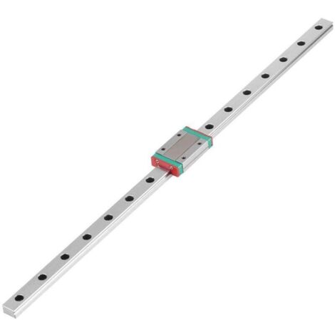 Guide linéaire coulissant 400 mm avec bloc coulissant pour imprimante 3D DIY (400 mm) (1/4)