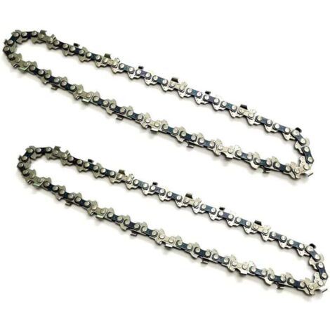 2Pièces 6 pouces chaînes de scie à chaîne pour mini tronçonneuse rechargeable à main chain,Pas de la chaîne1/4,Jauge de la chaîne 0.043/1.1mm,Maillons d'entraînement 37DL,Longueur de coupe utile15cm (1/4)