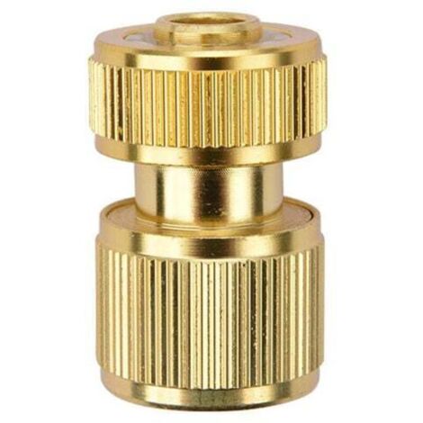 Raccord rapide de tuyau d'eau de pistolet à eau de connexion d'eau en alliage d'aluminium 1/2 (1/4)