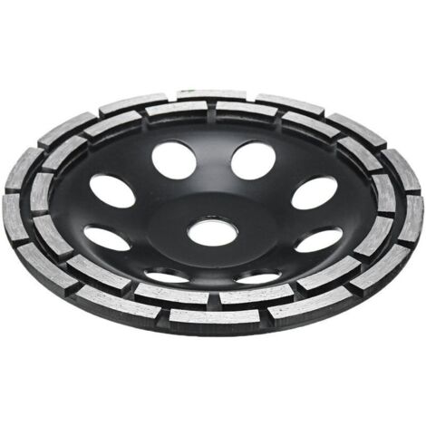 Meule diamant noir à double rangée 180mm pour meulage électrique pour meuler le mur 180mm à double rangée (1/5)