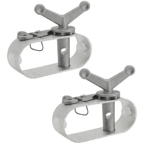 Lot de 2 tendeurs de câble pour couverture de piscine - Treuil en aluminium pour piscine - 8 x 2 x 6,4 cm (1/4)