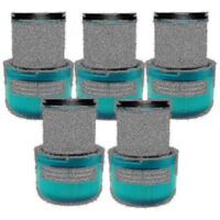 Lot de 5 filtres de rechange pour aspirateur balai sans fil Dyson