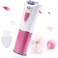Épilateur pour femme - Avec lumière LED - Pour le visage et le corps - Épilateur électrique - Pour le corps, les aisselles, le bikini et les jambes