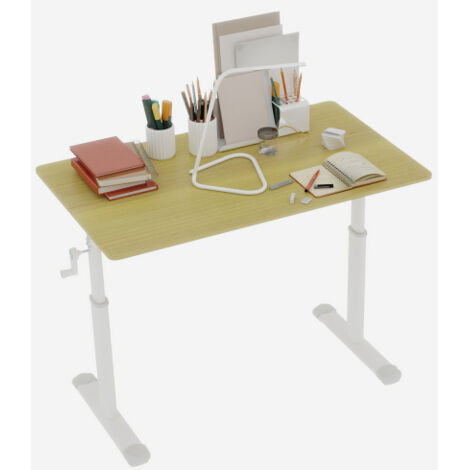 Bureau réglable pour enfants et adultes – Hauteur ajustable, bureau polyvalent pour la maison ou le bureau, design compact (1/5)