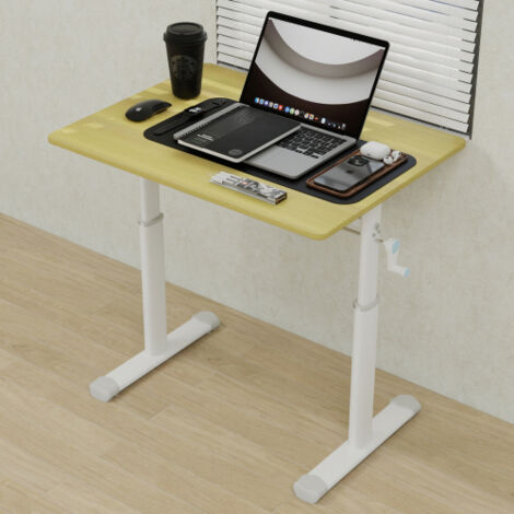 Bureau réglable pour enfants et adultes – Hauteur ajustable, bureau polyvalent pour la maison ou le bureau, design compact (1/5)