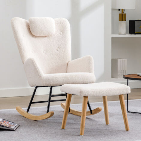 Fauteuil à bascule confortable, doté d'un réglage assisté par gravité, d'un mécanisme de repose-pieds manuel et d'une fonction d'inclinaison stable et antidérapante — un fauteuil à bascule et de déten (1/5)
