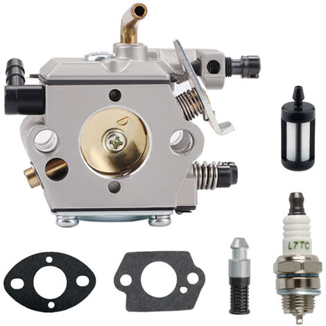Carburateur de chantier Walbro WT-194-1, compatible tronçonneuse Stihl 024 026 MS240 MS260, fiable pour travaux forestiers. (1/5)